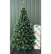 Елка Элитная 2 м с шишками и золотой калиной