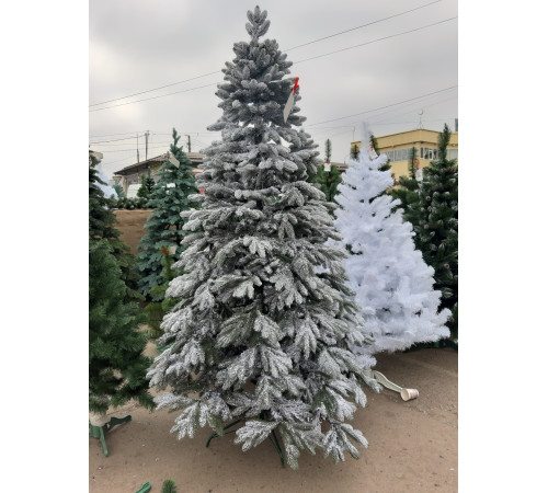 Елка Президентская 180 см искусственная литая заснеженная