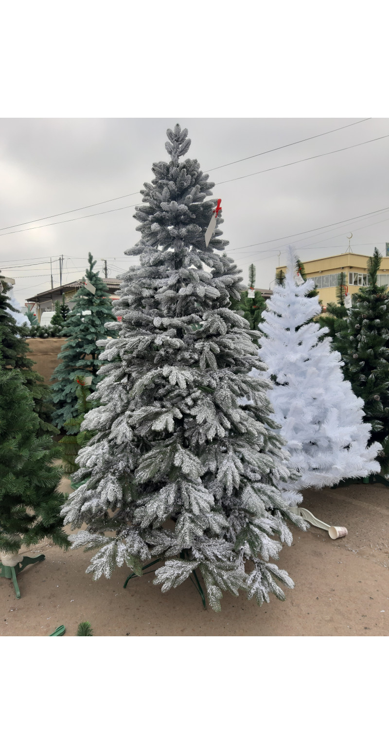 Елка Президентская 180 см искусственная литая заснеженная