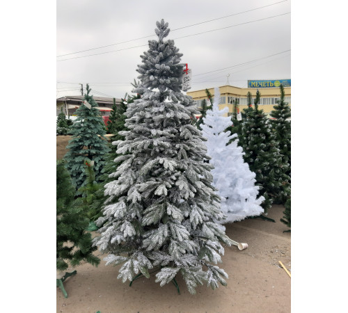 Елка Президентская 180 см искусственная литая заснеженная