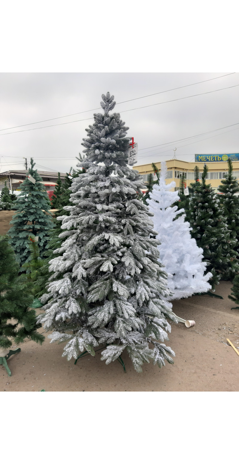 Елка Президентская 180 см искусственная литая заснеженная