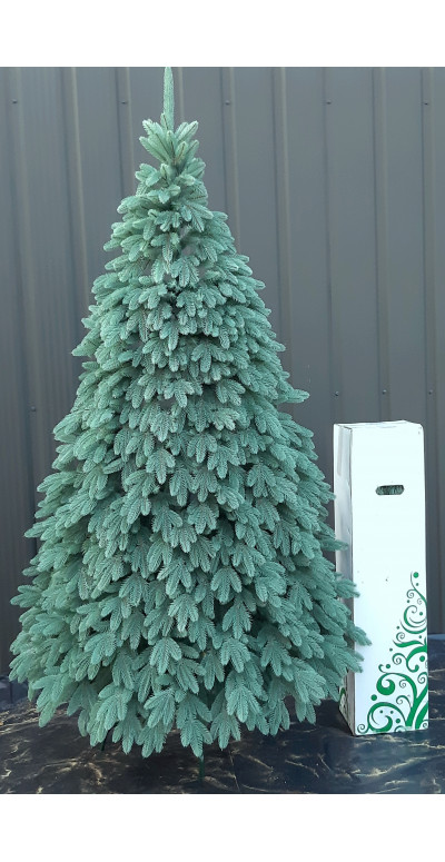 Елка Бельгийская 2,1 м голубая литая 