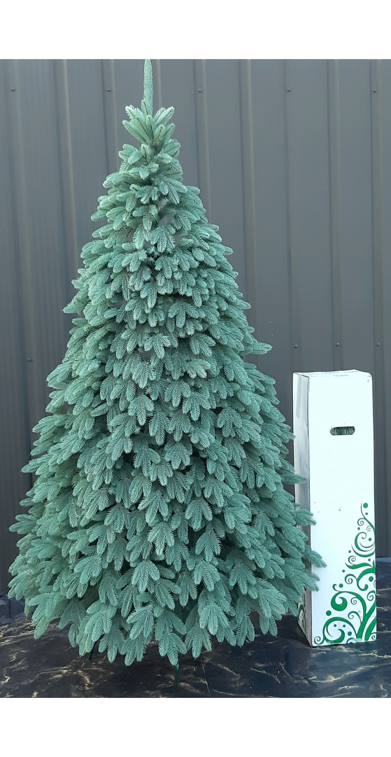 Елка искусственная  голубая литая под натуралку 1.5 м