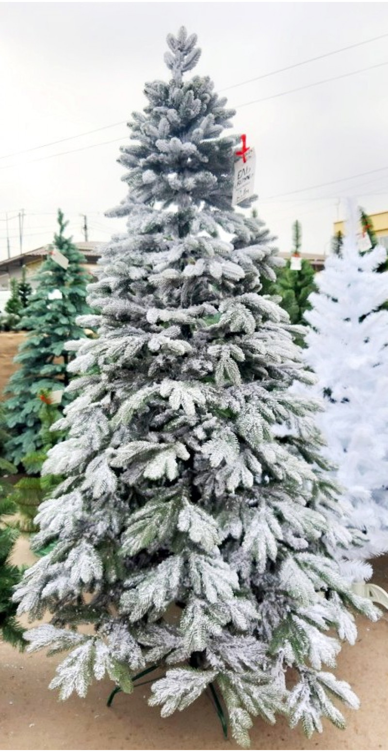 Елка 2,5 м Ковалевская литая заснеженная