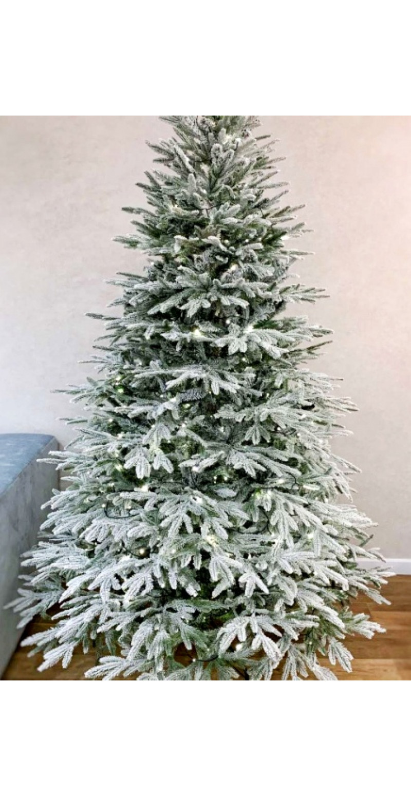 Елка искусственная 1,8 м Смерека литая Заснеженная