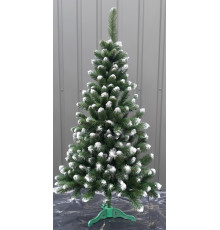 Елка искусственная Европейская с белым кончиком 130 см