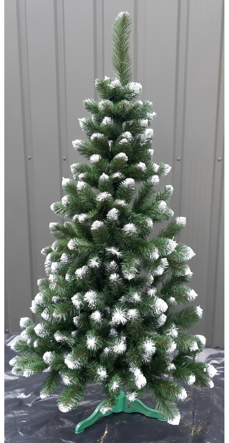 Елка искусственная Европейская с белым кончиком 150 см