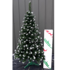 Елка искусственная Европейская с белым кончиком 150 см