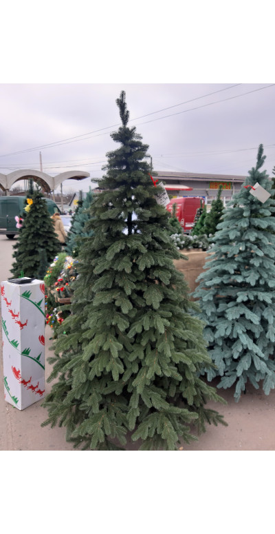 Елка 2,3 м Ковалевская литая зелёная 