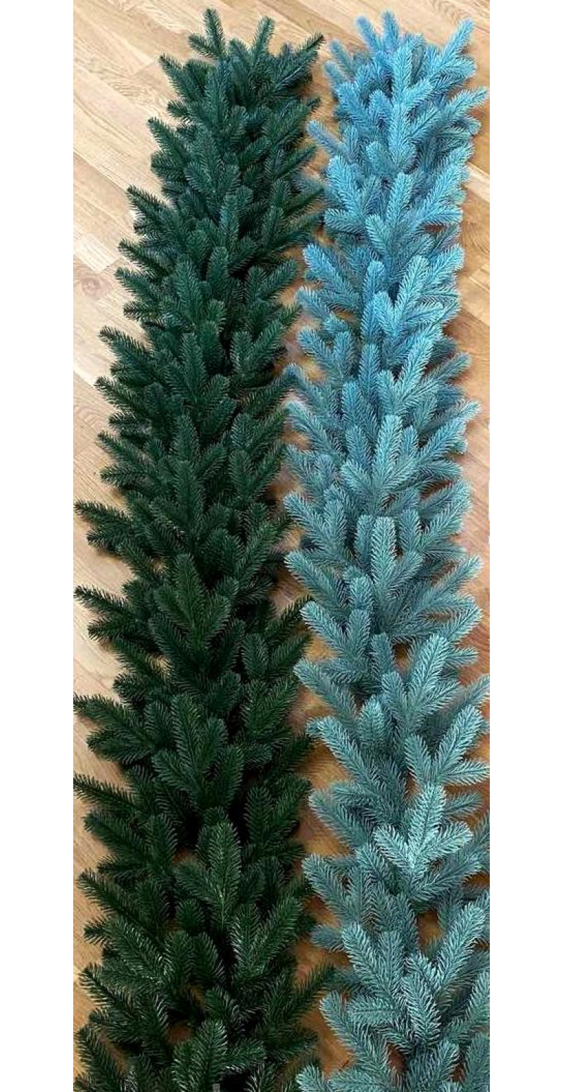 Хвойная литая голубая гирлянда 2 м ,30 см в диаметре