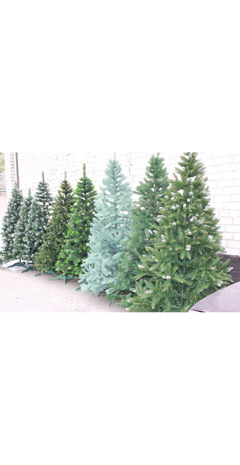 Елка искусственная Буковельская зелёная литая 3 м предоплата 500 гривен