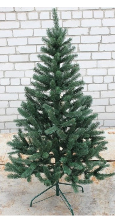 Елка искусственная Буковельская зелёная литая 1,3 м