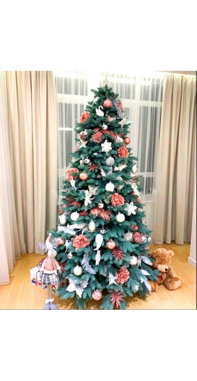 Елка 2,1 м Ковалевская голубая литая