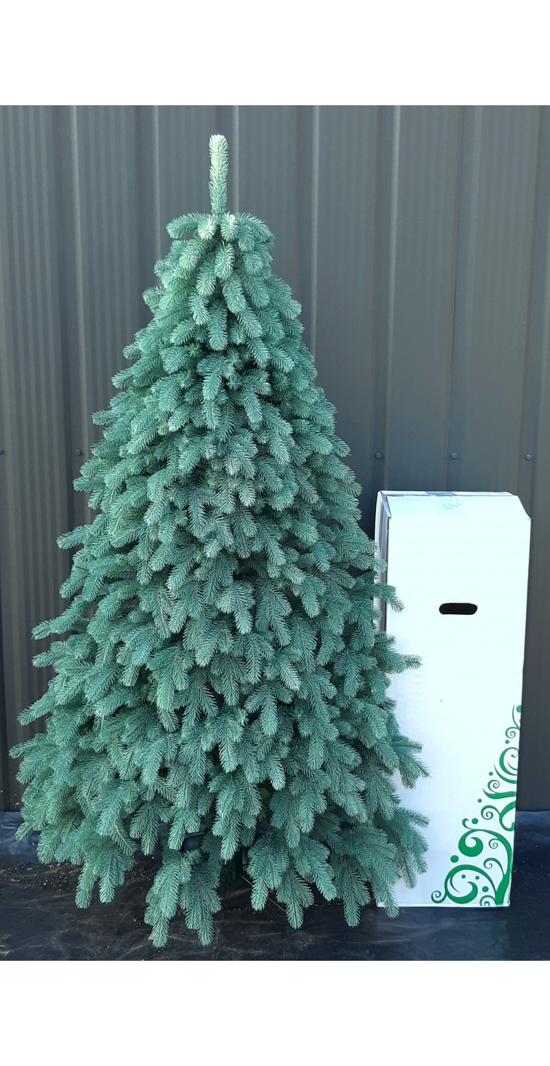 Елка 2,5 м Ковалевская голубая литая