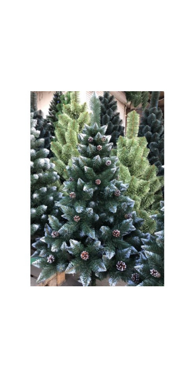 Елка искусственная с шишками 2 м