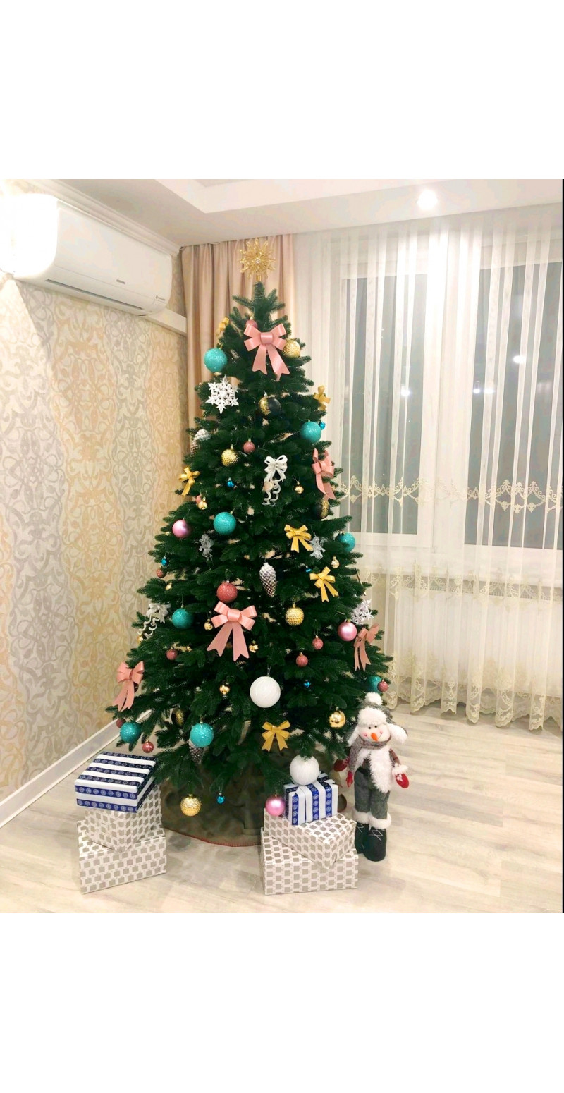 Елка Ковалевская 1,8 м литая зелёная