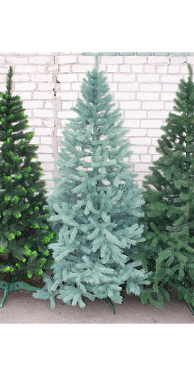 Елка 2,1 м Буковельская голубая литая