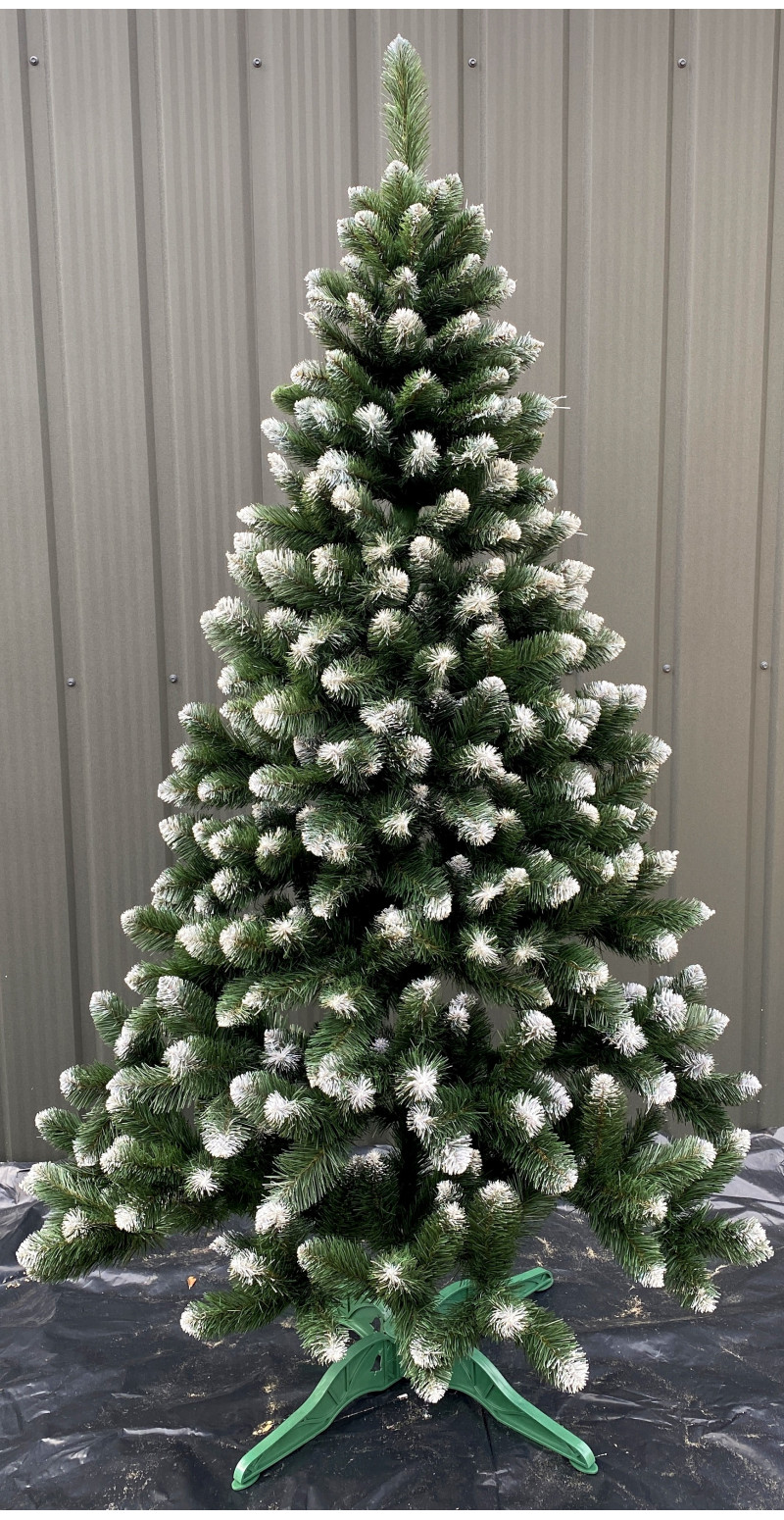 Елка искусственная Европейская с белым кончиком 250 см