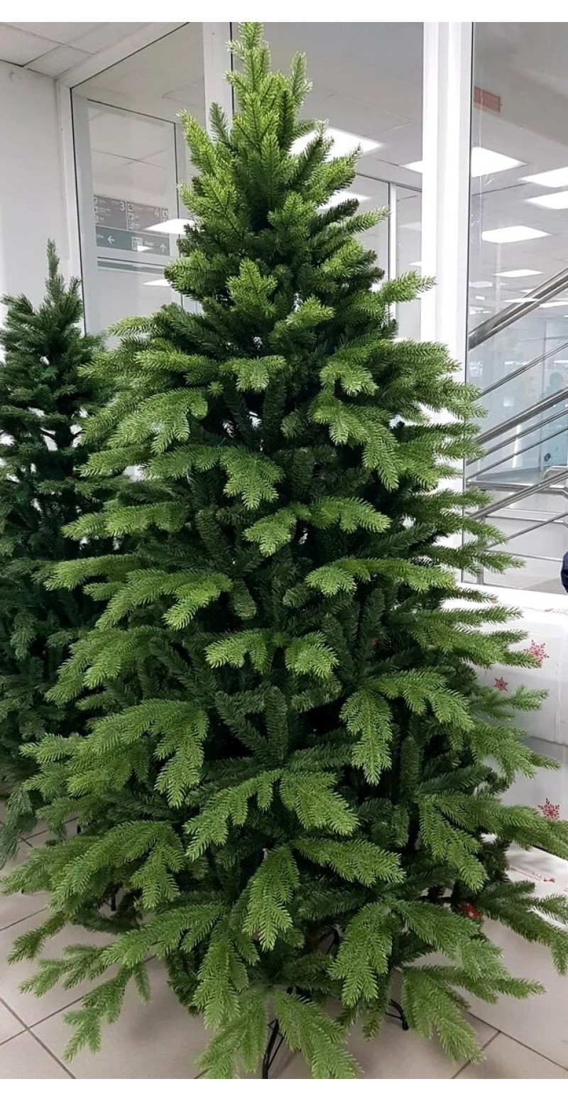 Елка искусственная Президентская зелёная литая 1,8 м