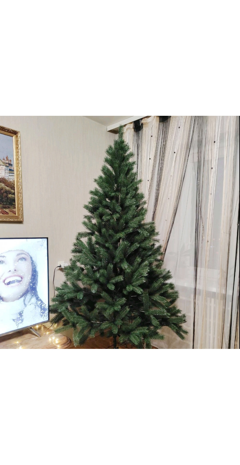 Елка Буковельская 2,1 м литая зелёная