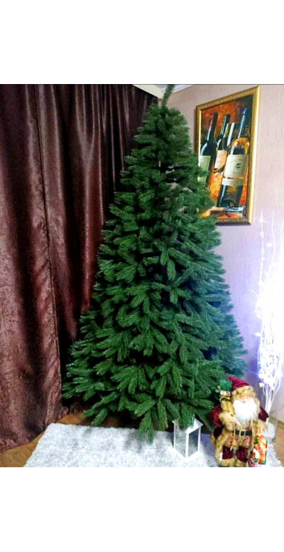 Елка Буковельская 2,1 м литая зелёная