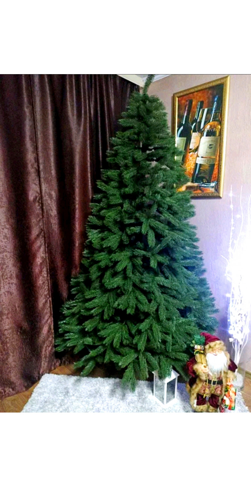 Елка Буковельская 2,1 м литая зелёная